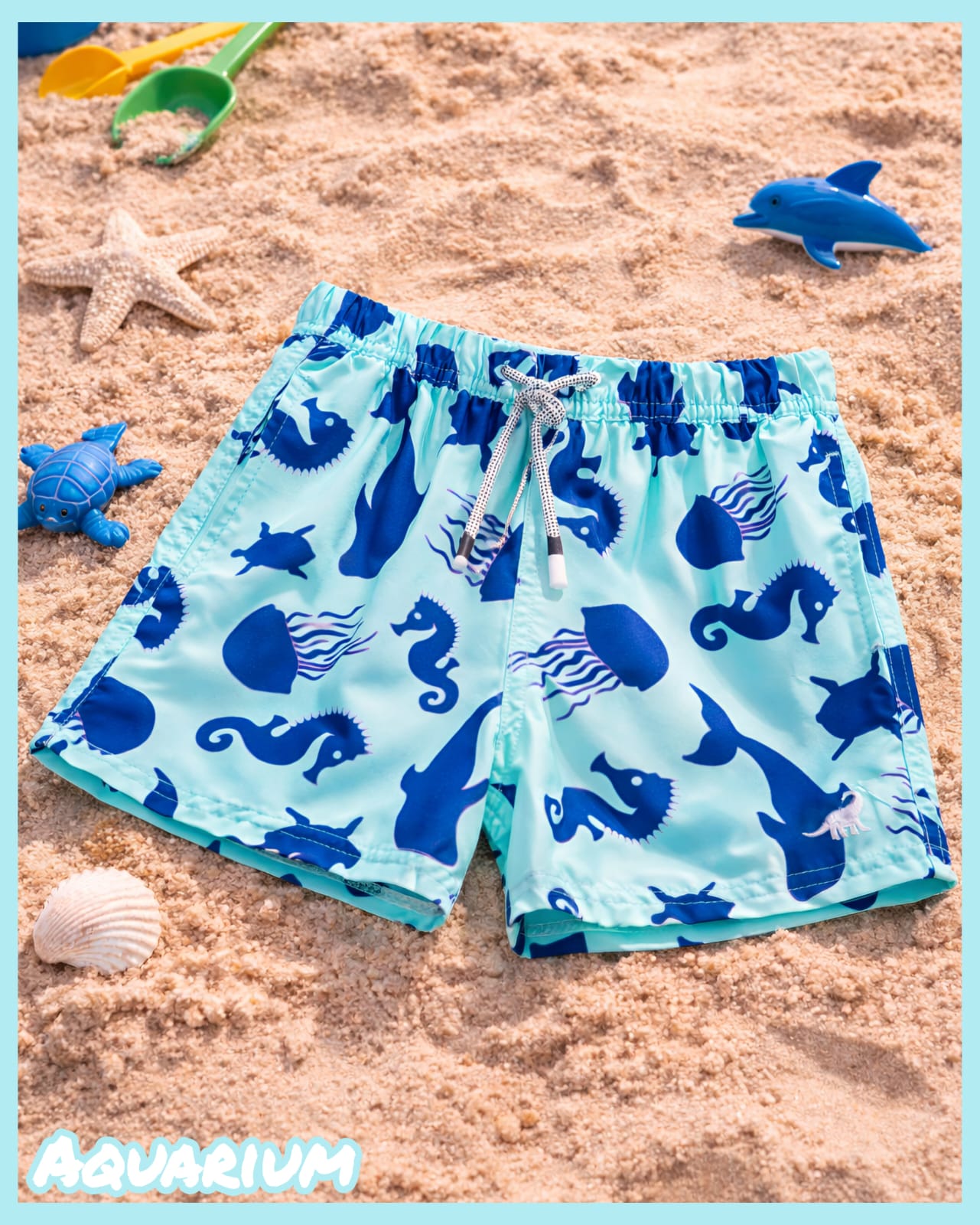 Aquarium – Kids QuickDry Trunks — aquarium