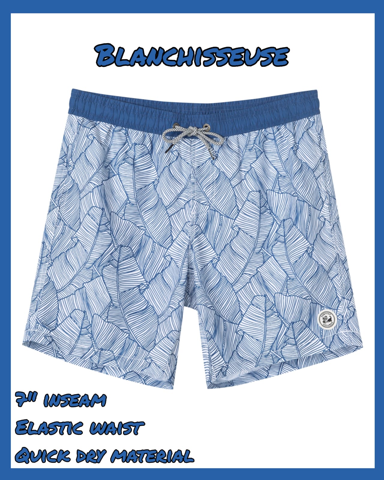 Blanchisseuse – 7" QuickDry Trunks — Blanchisseuse 01