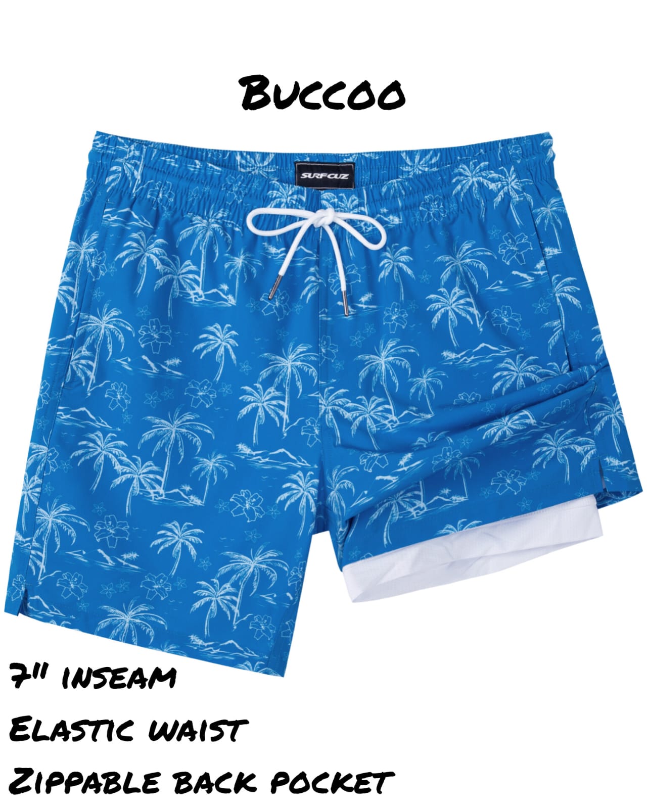 Buccoo – 7" Compression Trunks — Buccoo 01