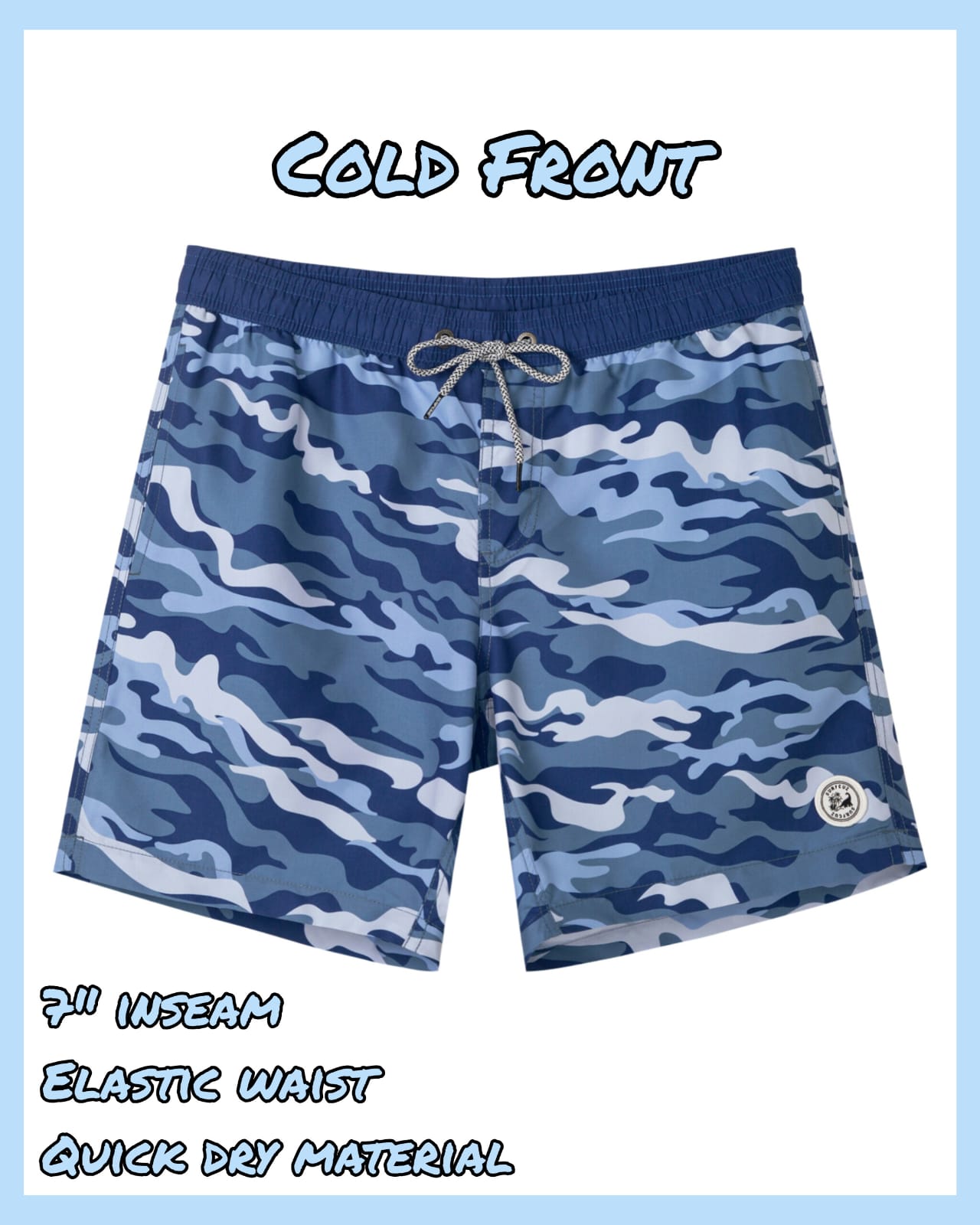 Cold Front – 7" QuickDry Trunks — Cold Front 01