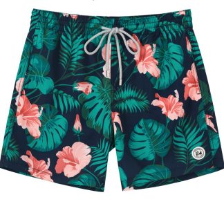 Hibiscus – 7" QuickDry Trunks — Hibiscus 01
