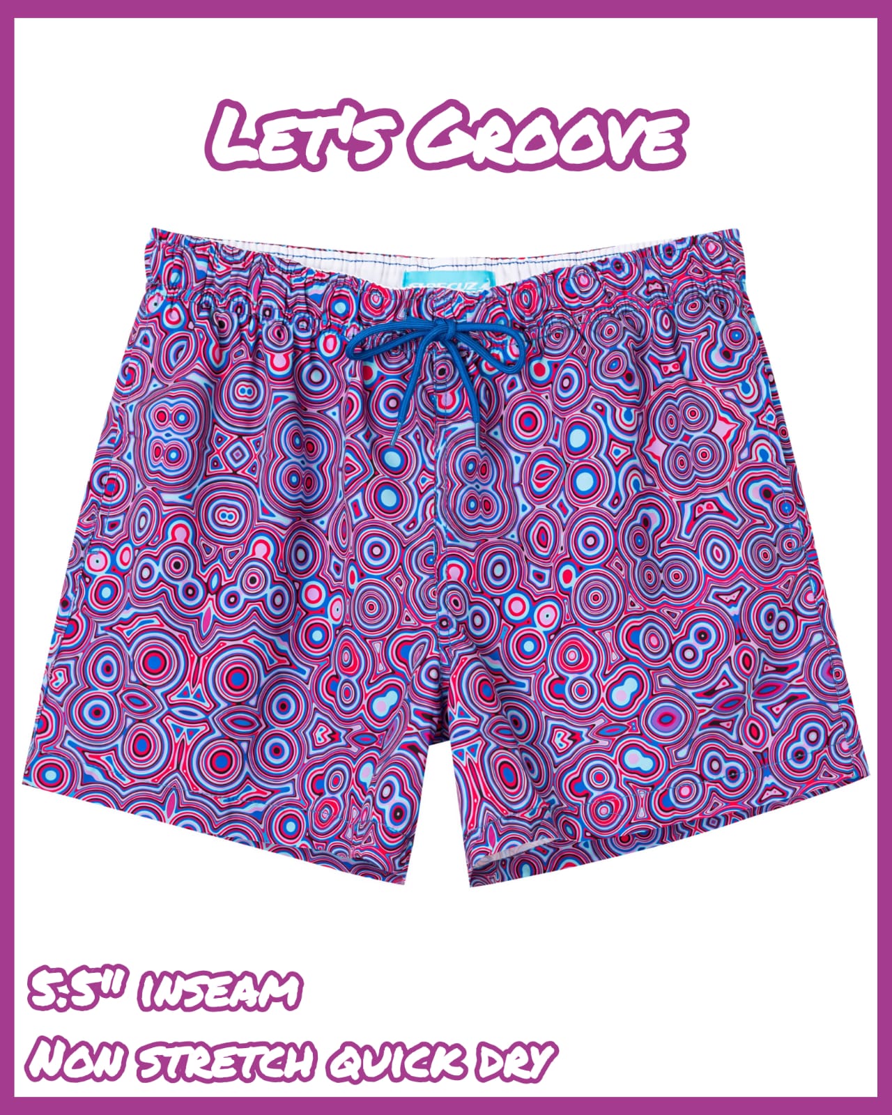 Let's Groove – 5.5" QuickDry Trunks — Let's Groove 01