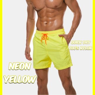 Neon Yellow Original Solid Trunks — Neon Yellow 01