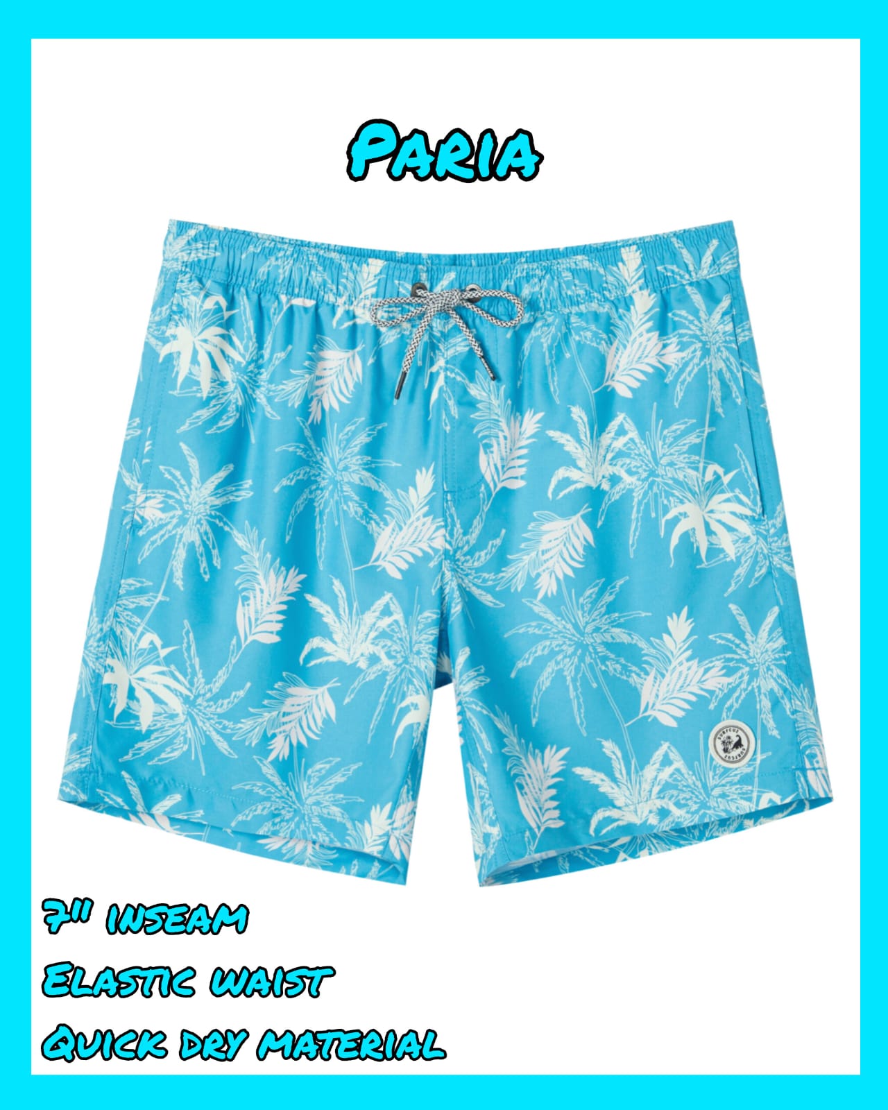 Paria – 7" QuickDry Trunks — Paria 01