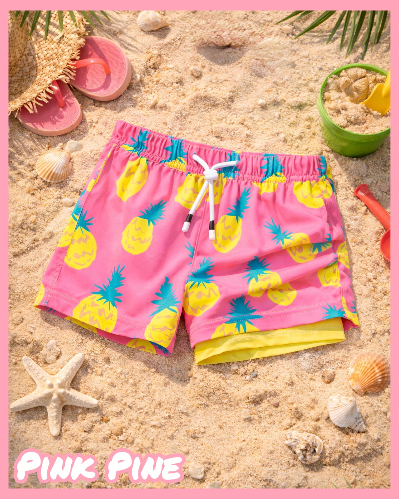 Pink Pine – Kids Compression Trunks — pink pine