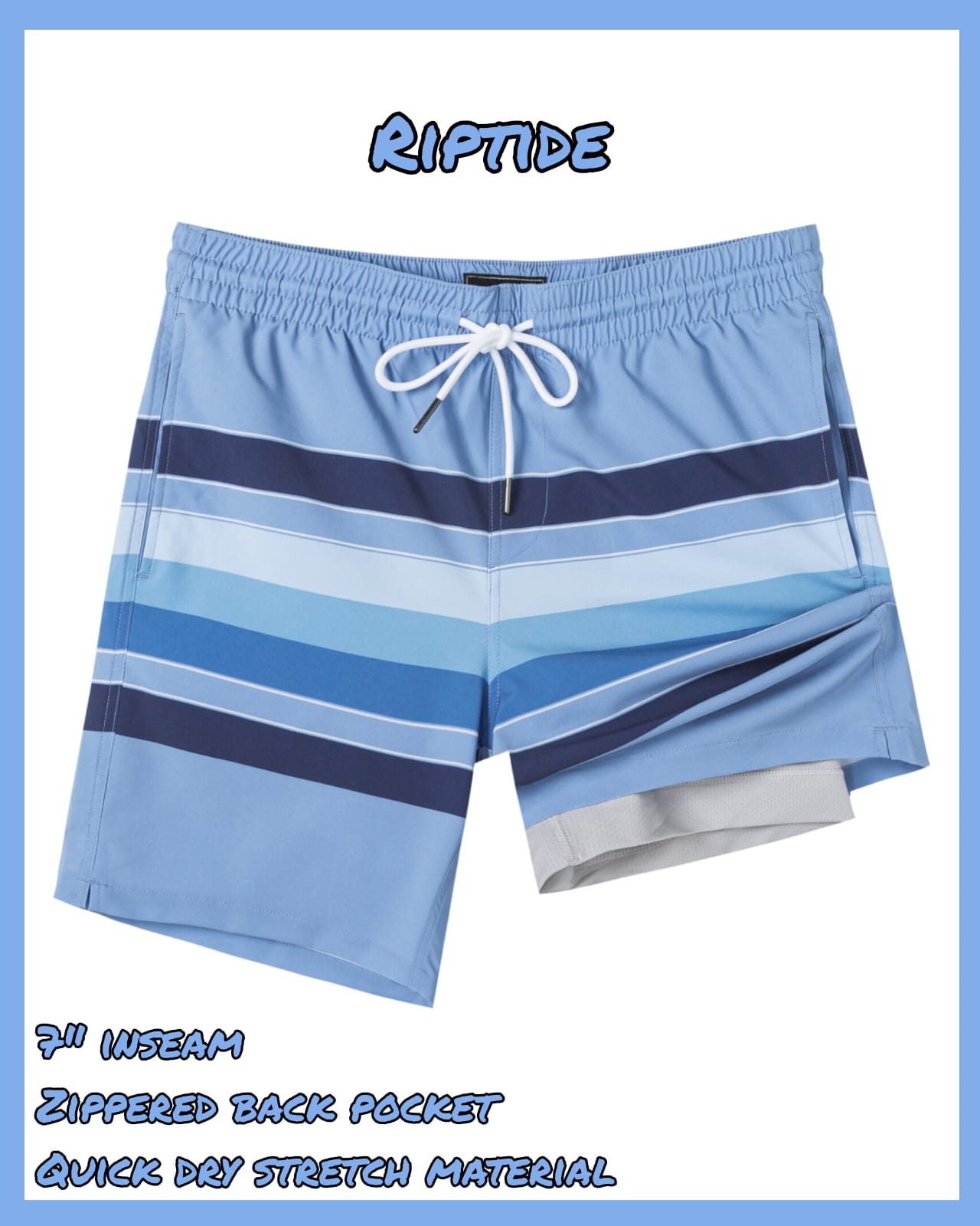 Riptide – 7" Compression Trunks — Riptide 01