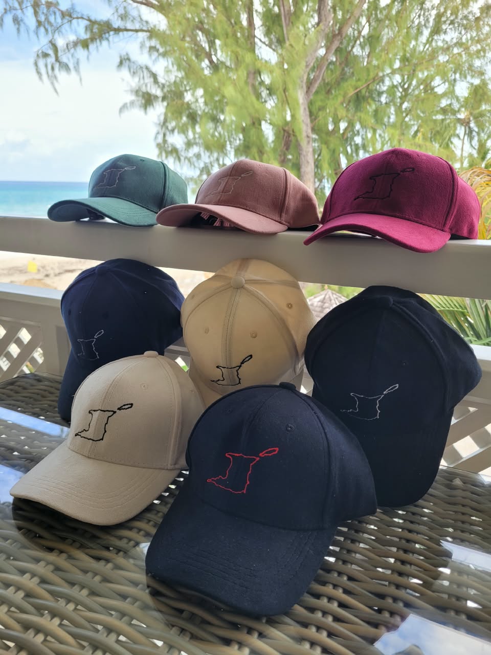 SWD caps in assorted colours by Trini Trunks