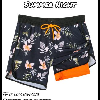 Summer Night – 5" Retro Compression Trunks — Summer Night 01
