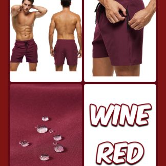 Wine Comfort Stretch Trunks — Wine 01